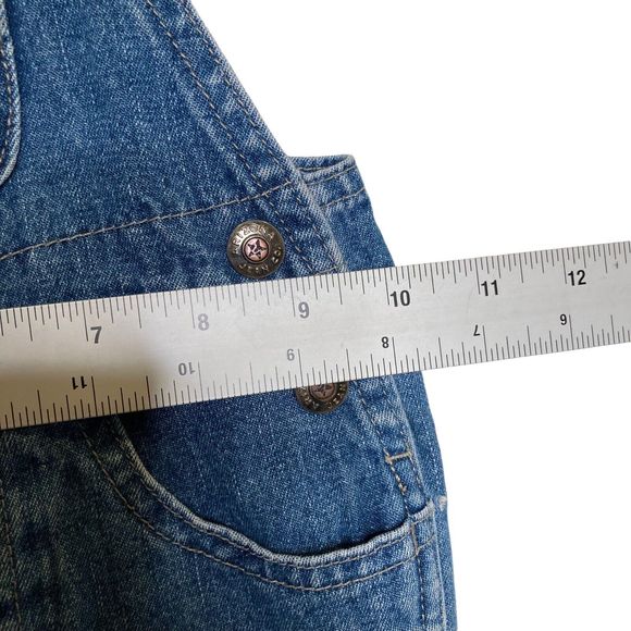 Arizona Original Jeans Toddler Baby 12 Months Bib Overalls Blue Denim Farmer Kid - Picture 6 of 9